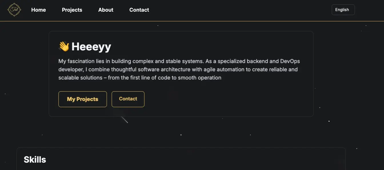 Personal Portfolio Website